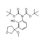 2-[双(Boc)氨基]-6-(3-甲氧基四氢呋喃-3-基)苯酚