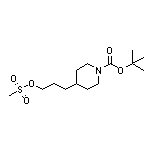 3-(1-Boc-4-哌啶基)丙基甲磺酸酯