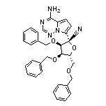 (2R,3R,4R,5R)-2-(4-氨基吡咯并[2,1-f][1,2,4]三嗪-7-基)-3,4-双(苄氧基)-5-[(苄氧基)甲基]四氢呋喃-2-甲腈