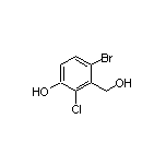 4-溴-2-氯-3-(羟甲基)苯酚