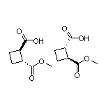 反式-2-(甲氧基羰基)环丁烷甲酸