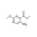 5-氨基-2-(甲硫基)嘧啶-4-甲酸甲酯