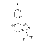3-(二氟甲基)-8-(4-氟苯基)-5,6,7,8-四氢-[1,2,4]三唑并[4,3-a]吡嗪