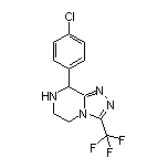 8-(4-氯苯基)-3-(三氟甲基)-5,6,7,8-四氢-[1,2,4]三唑并[4,3-a]吡嗪
