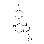 3-环丙基-8-(4-氟苯基)-5,6,7,8-四氢-[1,2,4]三唑并[4,3-a]吡嗪