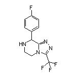 8-(4-氟苯基)-3-(三氟甲基)-5,6,7,8-四氢-[1,2,4]三唑并[4,3-a]吡嗪