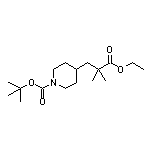 3-(1-Boc-4-哌啶基)-2,2-二甲基丙酸乙酯