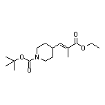 (E)-3-(1-Boc-4-哌啶基)-2-甲基丙烯酸乙酯
