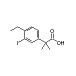 2-(4-乙基-3-碘苯基)-2-甲基丙酸