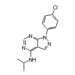 1-(4-氯苯基)-N-异丙基-1H-吡唑并[3,4-d]嘧啶-4-胺