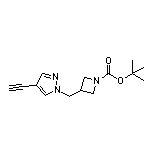 1-Boc-3-[(4-乙炔基-1-吡唑基)甲基]氮杂环丁烷