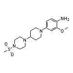 2-甲氧基-4-[4-[4-(甲砜基)-1-哌嗪基]-1-哌啶基]苯胺