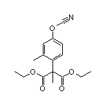 2-(4-氰酸基-2-甲基苯基)-2-甲基丙二酸二乙酯