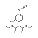 2-(2-氯-4-氰酸基苯基)-2-甲基丙二酸二乙酯