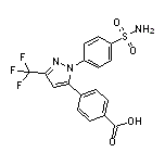4-[1-(4-氨磺酰基苯基)-3-(三氟甲基)-5-吡唑基]苯甲酸
