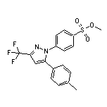 4-[5-(对甲苯基)-3-(三氟甲基)-1-吡唑基]苯磺酸甲酯