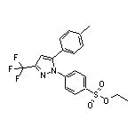 4-[5-(对甲苯基)-3-(三氟甲基)-1-吡唑基]苯磺酸乙酯