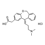 (E)-2-[11-[3-(二甲氨基)亚丙基]-6,11-二氢二苯并[b,e]氧杂环庚烷-2-基]乙酸盐酸盐