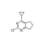 2-氯-4-环丙基-6,7-二氢-5H-环戊并[d]嘧啶