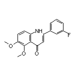 2-(3-氟苯基)-5,6-二甲氧基喹啉-4(1H)-酮