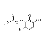 6-溴-2-氯-3-羟基苄基三氟乙酸酯