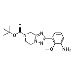 3-(7-Boc-5,6,7,8-四氢-[1,2,4]三唑并[1,5-a]吡嗪-2-基)-2-甲氧基苯胺