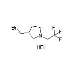 3-(溴甲基)-1-(2,2,2-三氟乙基)吡咯烷氢溴酸盐