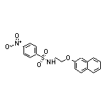 N-[2-(萘-2-基氧基)乙基]-4-硝基苯磺酰胺