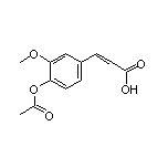 3-(4-乙酰氧基-3-甲氧基苯基)丙烯酸