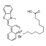 (E)-1-(10-羧基癸基)-4-[(3-甲基苯并噻唑-2(3H)-亚基)甲基]-1-溴化喹啉鎓