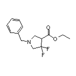 1-苄基-4,4-二氟吡咯烷-3-甲酸乙酯