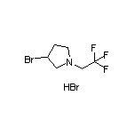 3-溴-1-(2,2,2-三氟乙基)吡咯烷氢溴酸盐