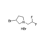 3-溴-1-(2,2-二氟乙基)吡咯烷氢溴酸盐