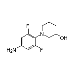 1-(4-氨基-2,6-二氟苯基)哌啶-3-醇