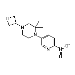 2,2-二甲基-1-(6-硝基吡啶-3-基)-4-(氧杂环丁烷-3-基)哌嗪