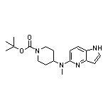 N-(1-Boc-4-哌啶基)-N-甲基-1H-吡咯并[3,2-b]吡啶-5-胺