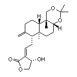 (S,E)-4-羟基-3-[2-[(4aR,6aS,7R,10aS,10bR)-3,3,6a,10b-四甲基-8-亚甲基十氢-1H-萘并[2,1-d][1,3]二噁英-7-基]亚乙基]二氢呋喃-2(3H)-酮