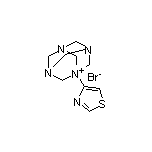 1-(4-噻唑基)-1,3,5,7-四氮杂金刚烷-1-溴化鎓