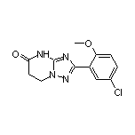 2-(5-氯-2-甲氧基苯基)-6,7-二氢-[1,2,4]三唑并[1,5-a]嘧啶-5(4H)-酮