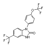 1-[4-(三氟甲氧基)苯基]-5-(三氟甲基)苯并咪唑-2(3H)-酮