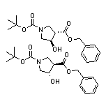 反式-4-Cbz-1-Boc-吡咯烷-3-醇