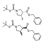 顺式-3-Cbz-1-Boc-4-氟吡咯烷