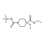 1-Boc-4-(甲硫基)哌啶-4-甲酸乙酯