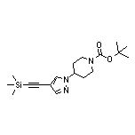 1-Boc-4-[4-[(三甲基硅基)乙炔基]-1-吡唑基]哌啶