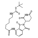 6-(Boc-氨基)-N-[2-(2,6-二氧代-3-哌啶基)-1,3-二氧代-4-异吲哚啉基]己酰胺