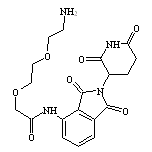 2-[2-(2-氨基乙氧基)乙氧基]-N-[2-(2,6-二氧代-3-哌啶基)-1,3-二氧代-4-异吲哚啉基]乙酰胺