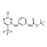 N1-Boc-N3-[2-氯-5-(三氟甲基)-4-嘧啶基]-1,3-苯二胺