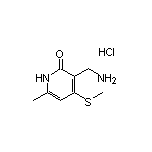 3-(氨甲基)-6-甲基-4-(甲硫基)吡啶-2(1H)-酮盐酸盐