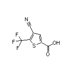 4-氰基-5-(三氟甲基)噻吩-2-甲酸