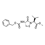 (S)-2-[(R)-4-[[(苄氧基)羰基]氨基]-3-氧代异噻唑烷基-2-基]-3-甲基丁酸甲酯